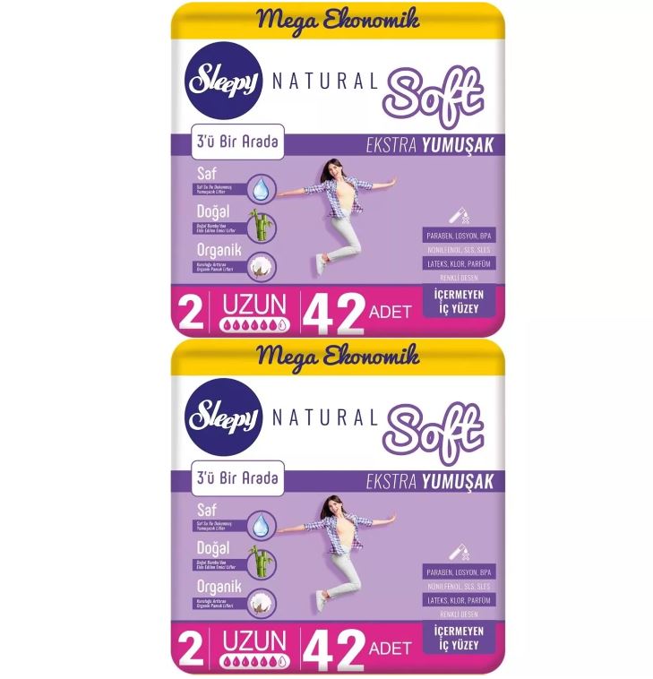 SLEEPY SOFT MEGA UZUN PED 84’LÜ (2 PAKET)