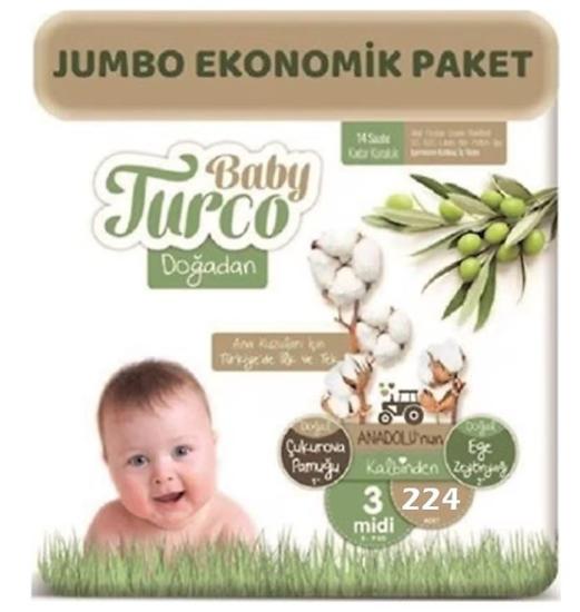 BABY TURCO ULTRA AVANTAJ PAK. BEBEK BEZİ NO:3 JUNİOR 5-9 KG 224’LÜ