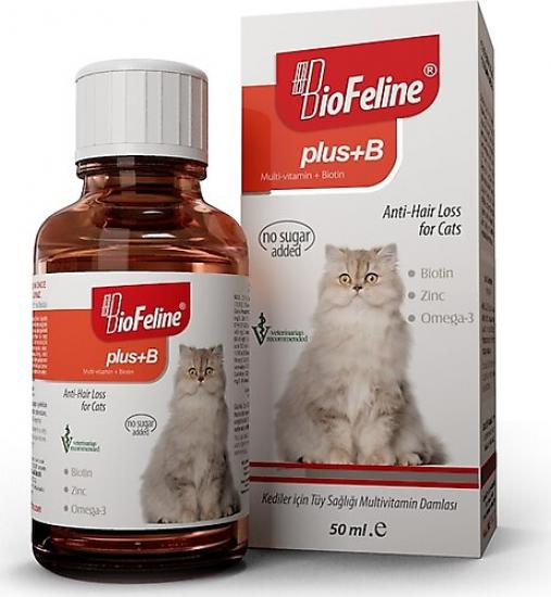 Biofeline Plus+B For Cats 50 ml Kediler için Tüy Sağlığı Damlası
