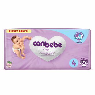 CANBEBE FIRSAT PAKET BEBEK BEZİ NO:4 MAXİ 7-14 KG 60’’LI