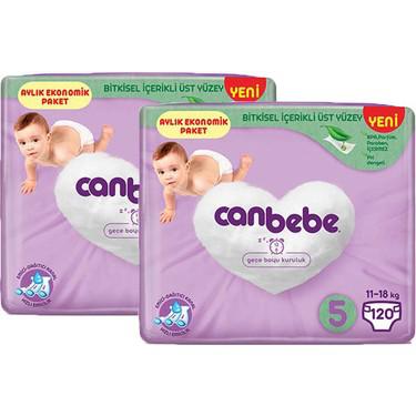 CANBEBE BEBEK BEZİ NO:5 JUNIOR 11-18 KG 240’’LI