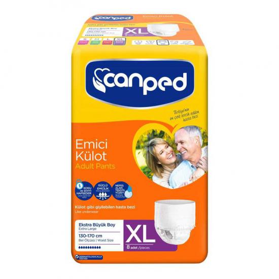 CANPED EMİCİ KÜLOT EXTRA BÜYÜK 8’’Lİ