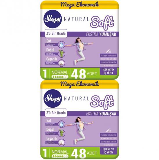 SLEEPY SOFT MEGA NORMAL PED 96’LI (2 PAKET)